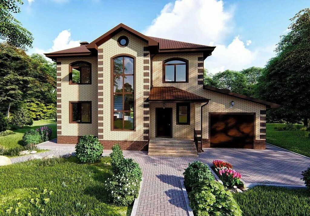 Красивые проекты коттеджей фото Kirstroy, construction company, Krasnodar, Tsentralniy City administrative distr
