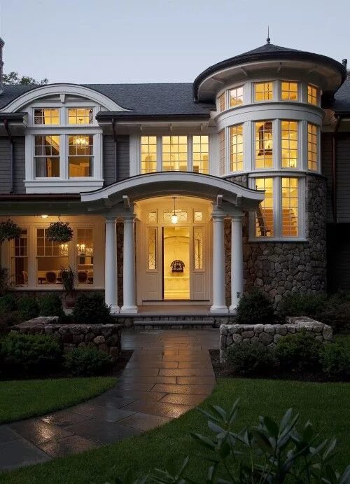 Красивые проекты коттеджей фото Exterior Design Ideas, Pictures, Remodel and Decor Contemporary exterior, House 