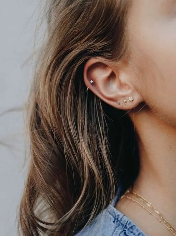 Красивые проколы в ушах фото 36 Twinkling Accessories for Summer - Page 20 of 36 - SooPush Earings piercings,