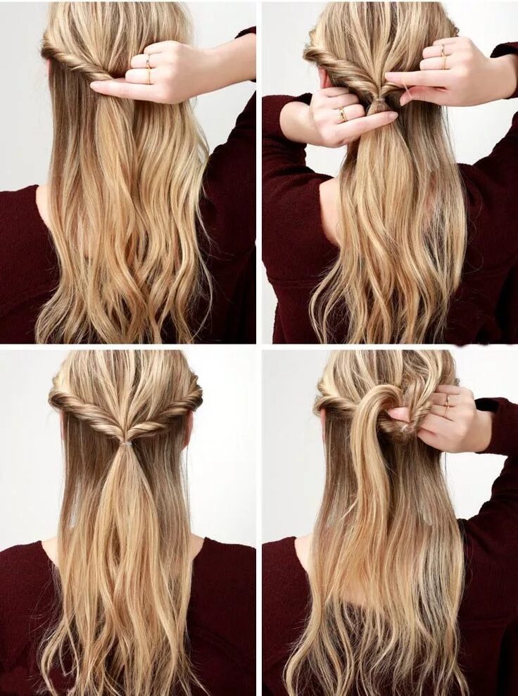Красивые простые легкие прически Pin su Braids Acconciature, Acconciature capelli lunghi, Acconciature moderne