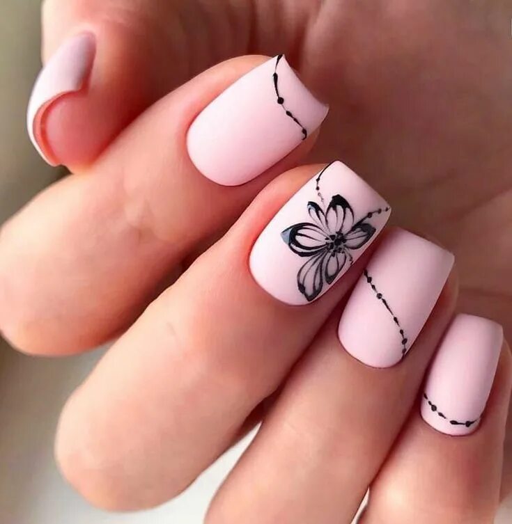 Красивые простые ногти маникюр 65 Cute Short Acrylic Square Nails Ideas For Summer Nails Square nails, Short ac