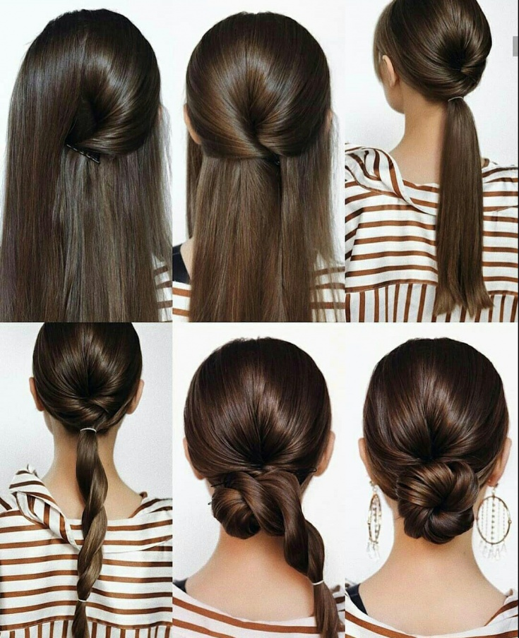 Красивые простые прически Пучки с перекрутом 2diy / Прически / ВТОРАЯ УЛИЦА Wedding hairstyles tutorial, L