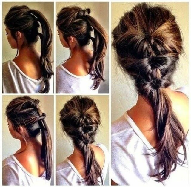 Красивые простые прически в домашних условиях tophairtutorials Hair styles, Hair tutorial, Hair and makeup tips