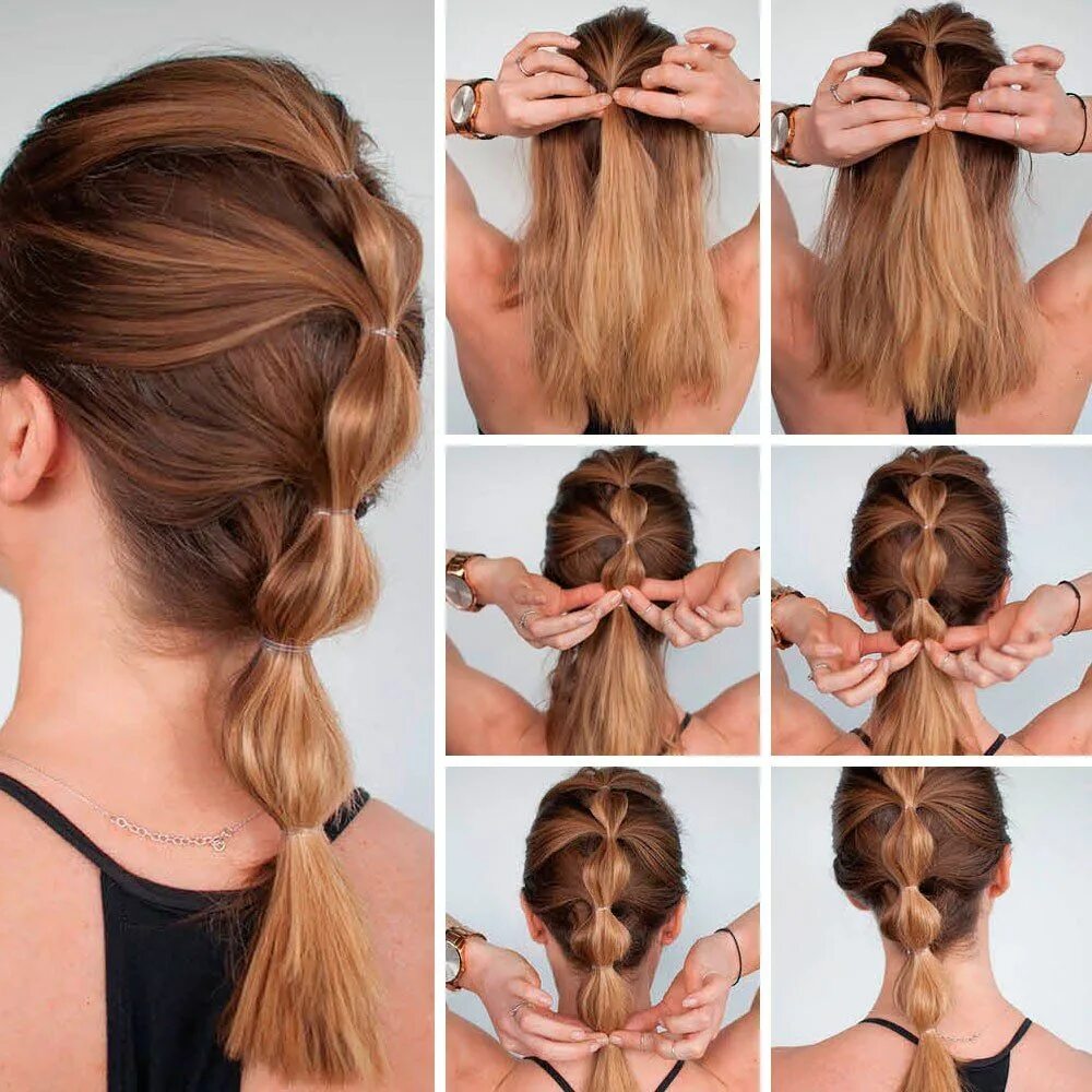 Красивые простые прически в домашних условиях Pin su Hairstyles Tutorials