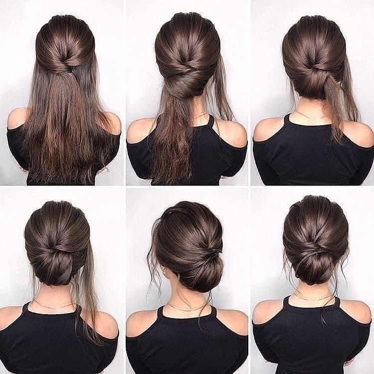 Красивые простые прически в домашних условиях Pin on Hair styles in 2024 Hair styles, Long hair styles, Short hair styles easy
