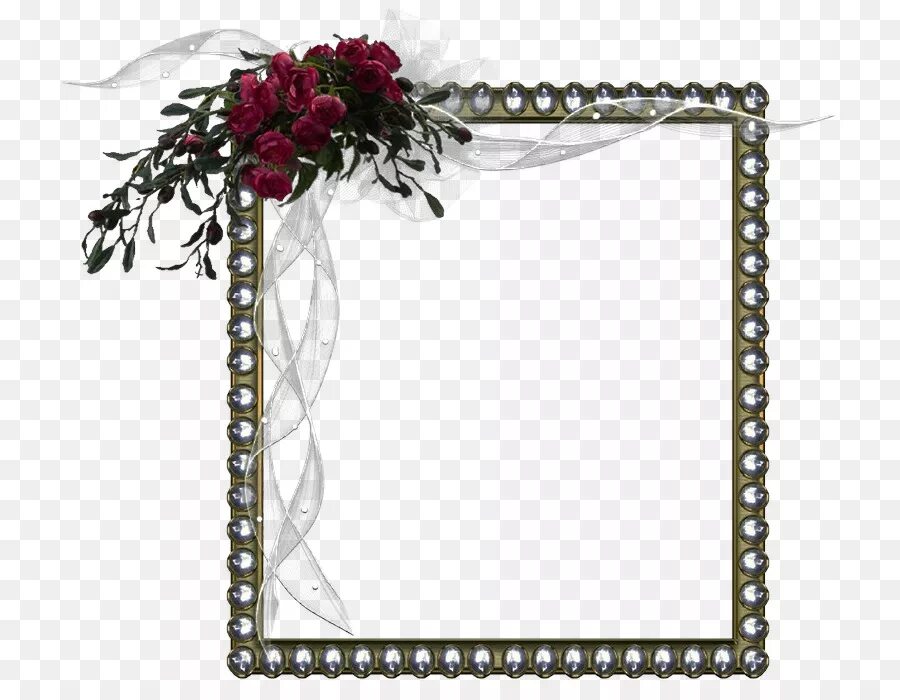 Красивые рамки для оформления фотографий Floral Design - Background Flowers Frame - CleanPNG / KissPNG