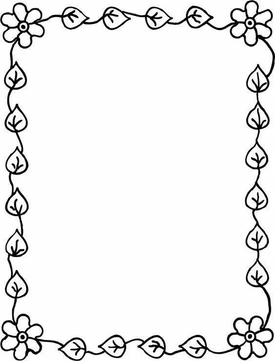 Красивые рамки для оформления группового уголка Pin on drawings for kidz Clip art borders, Doodle borders, Page borders