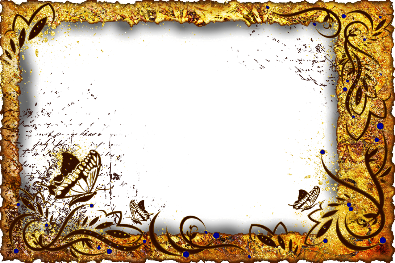 Красивые рамки для оформления текста мужские Golden Photo Frame - Women's Memoirs Flower frame, Frame, Art