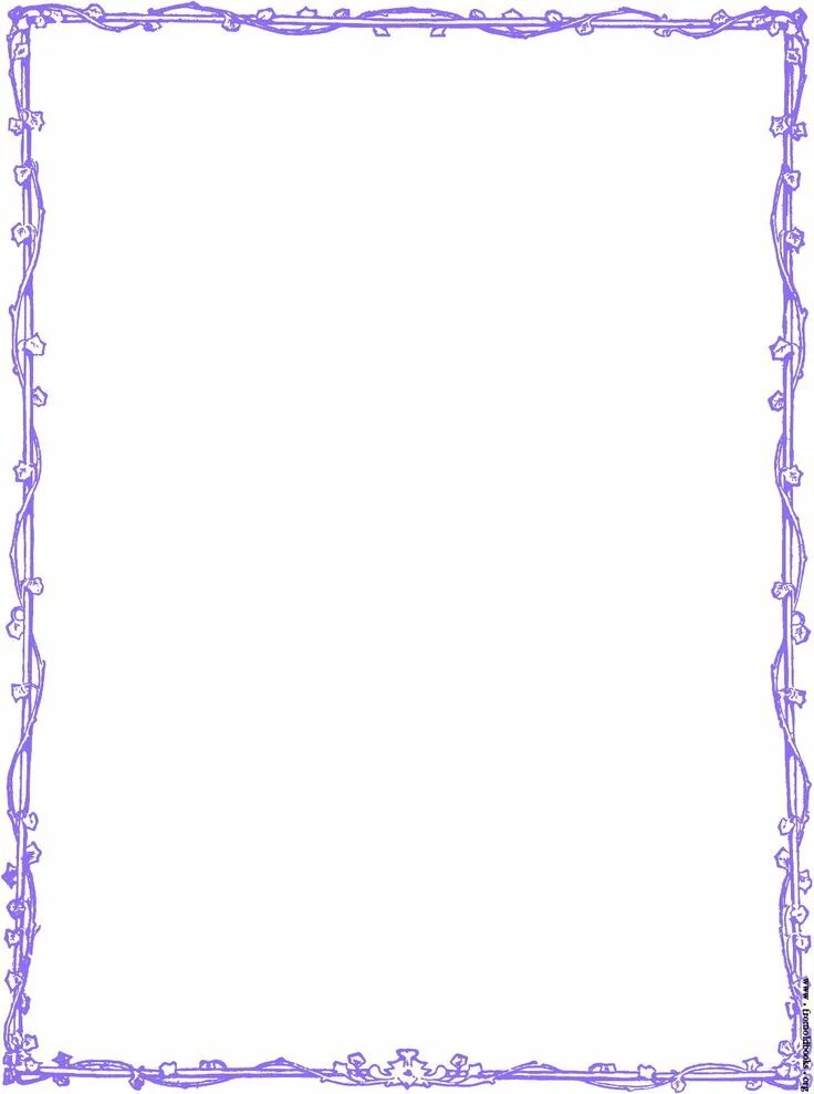 Красивые рамки для оформления текста в ворде Purple Border Design Clip Art Kitchen colors, Paint colors, Wall colors
