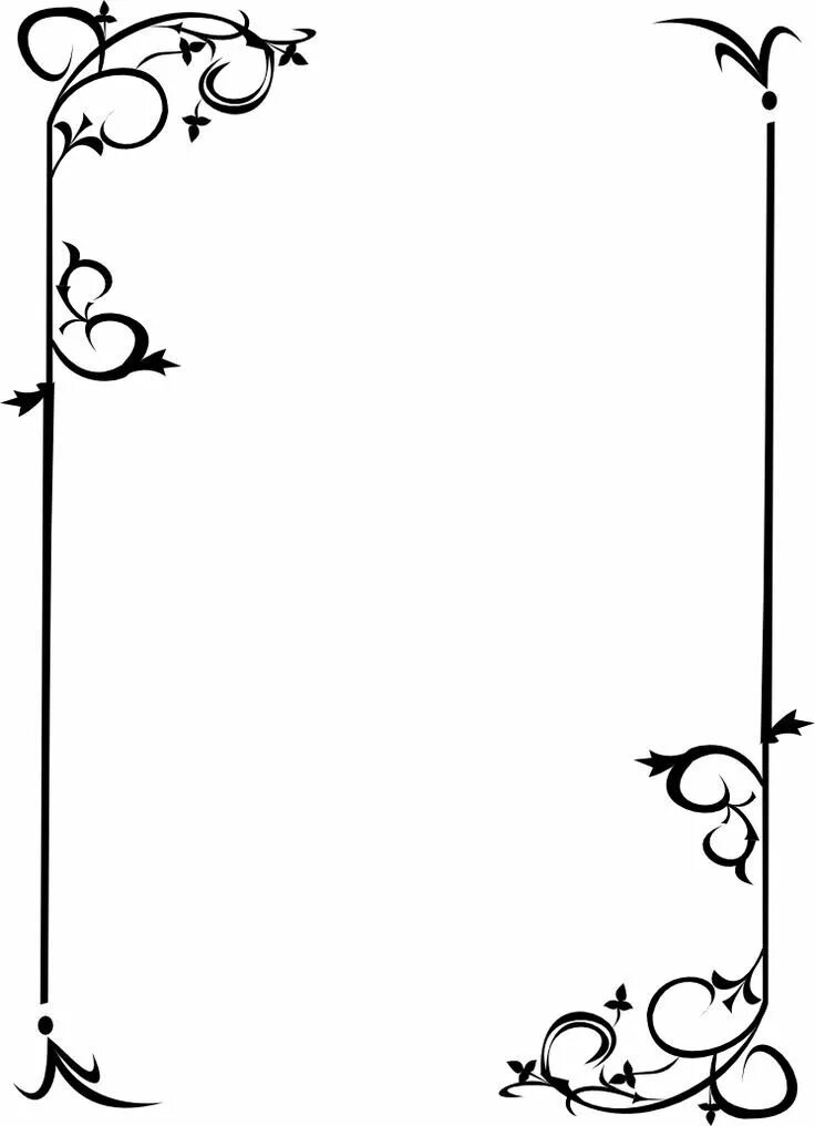 Красивые рамки для оформления текста word Page borders design, Book of shadows, Borders and frames