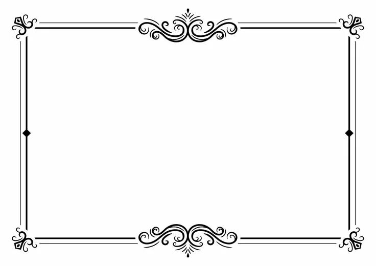 Красивые рамки на прозрачном фоне для оформления Plantillas para diplomas y certificados Photo frame ornaments, Free frames, Flow