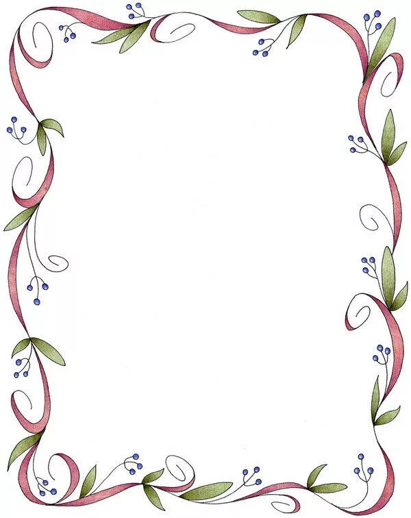 Красивые рамки оформления word Bordas coloridas, Ideias de convite, Bordas