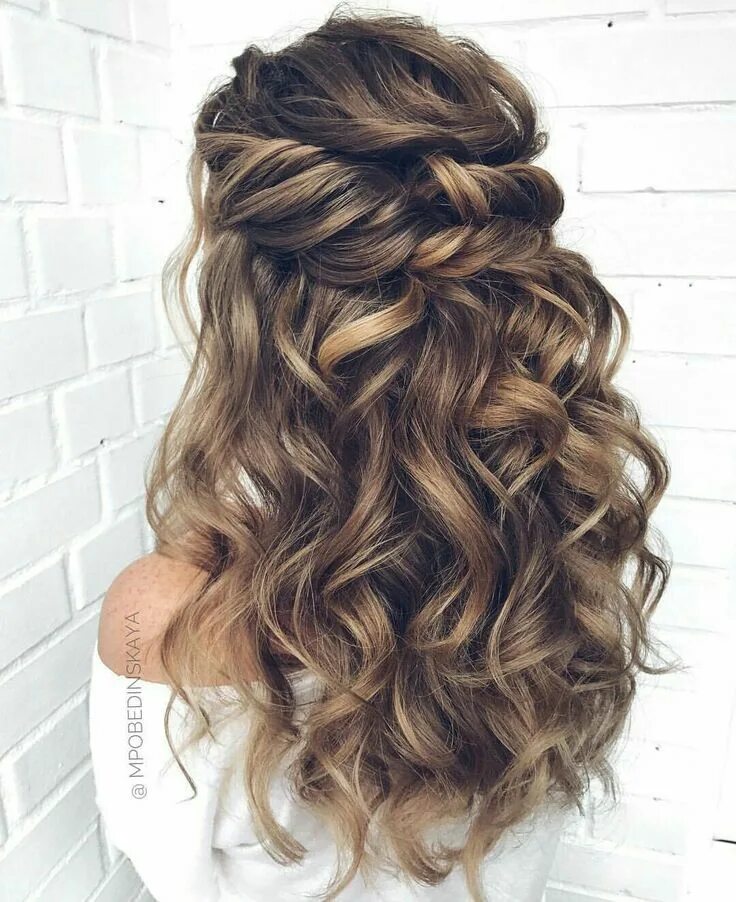 Красивые распущенные прически Pin by visage.in on Ксюша Wedding hairstyles, Curly prom hair, Loose curls long 