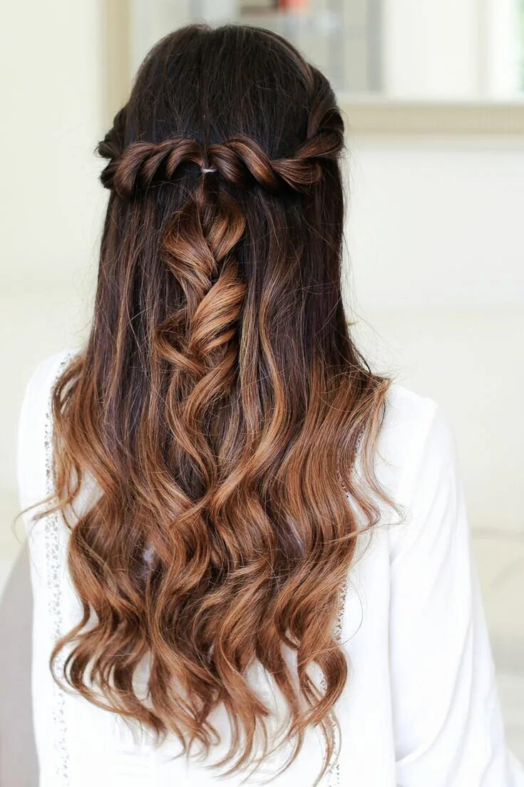 Красивые распущенные прически Pin by Luxy Hair on Luxy Hair Advice Long hair styles, Easy hairstyles for long 