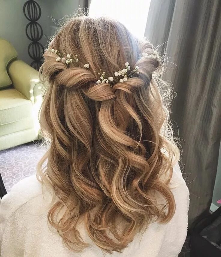 Красивые распущенные прически @club31women #marriage #wedding - Prom hair medium, Long hair styles, Wedding ha