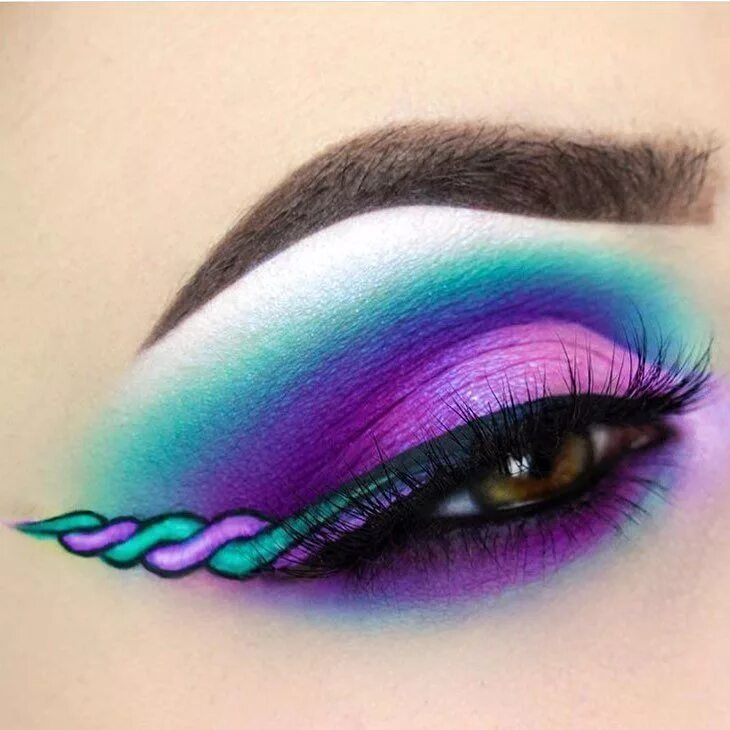 Красивые разноцветные макияжи Dicas de Mulher - Juntas em todas as buscas da sua jornada Creative eye makeup, 