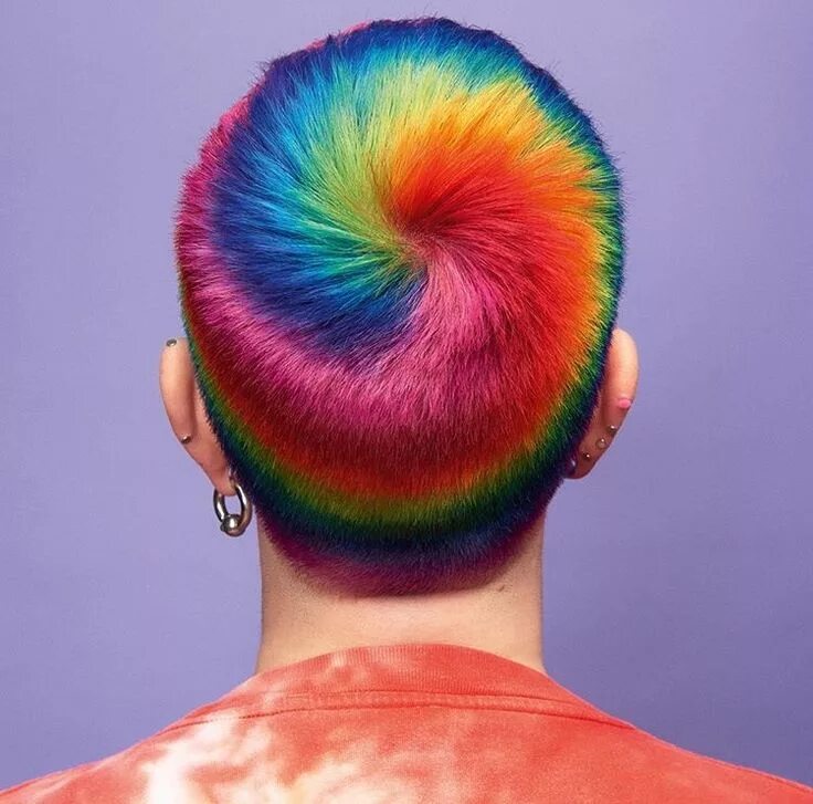 Красивые разноцветные прически Épinglé par Claudio Barbetti Domina Hair sur C50 Rainbow Flag Hair Tattoo Paint 