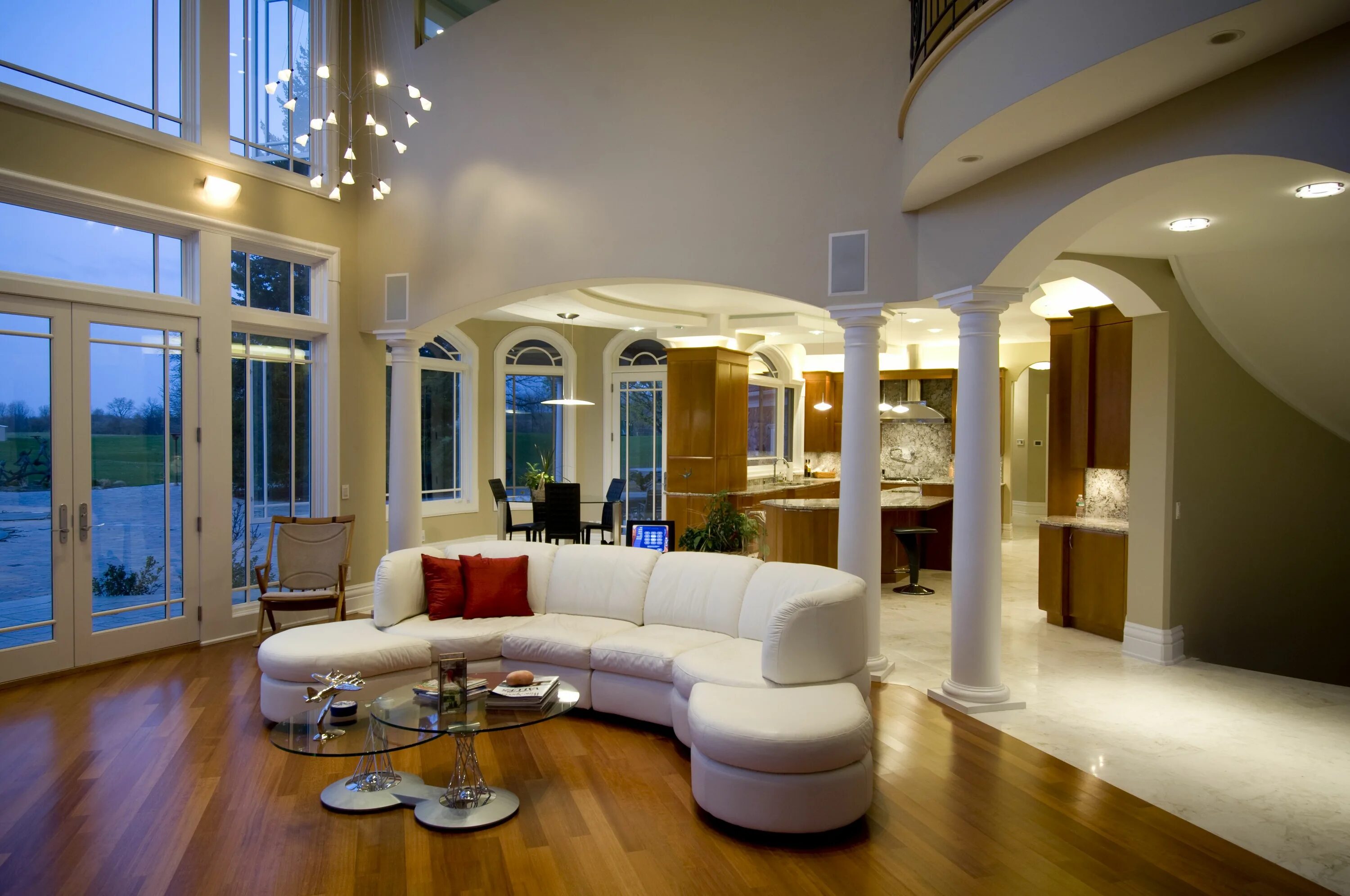 Красивые ремонты своем доме integrated home Luxury living room, Mansion living room, Apartment interior