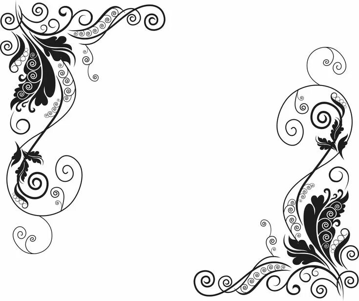 Красивые рисунки для оформления Pin by Casandra Navarrette on boarders Simple borders, Border design, Pattern