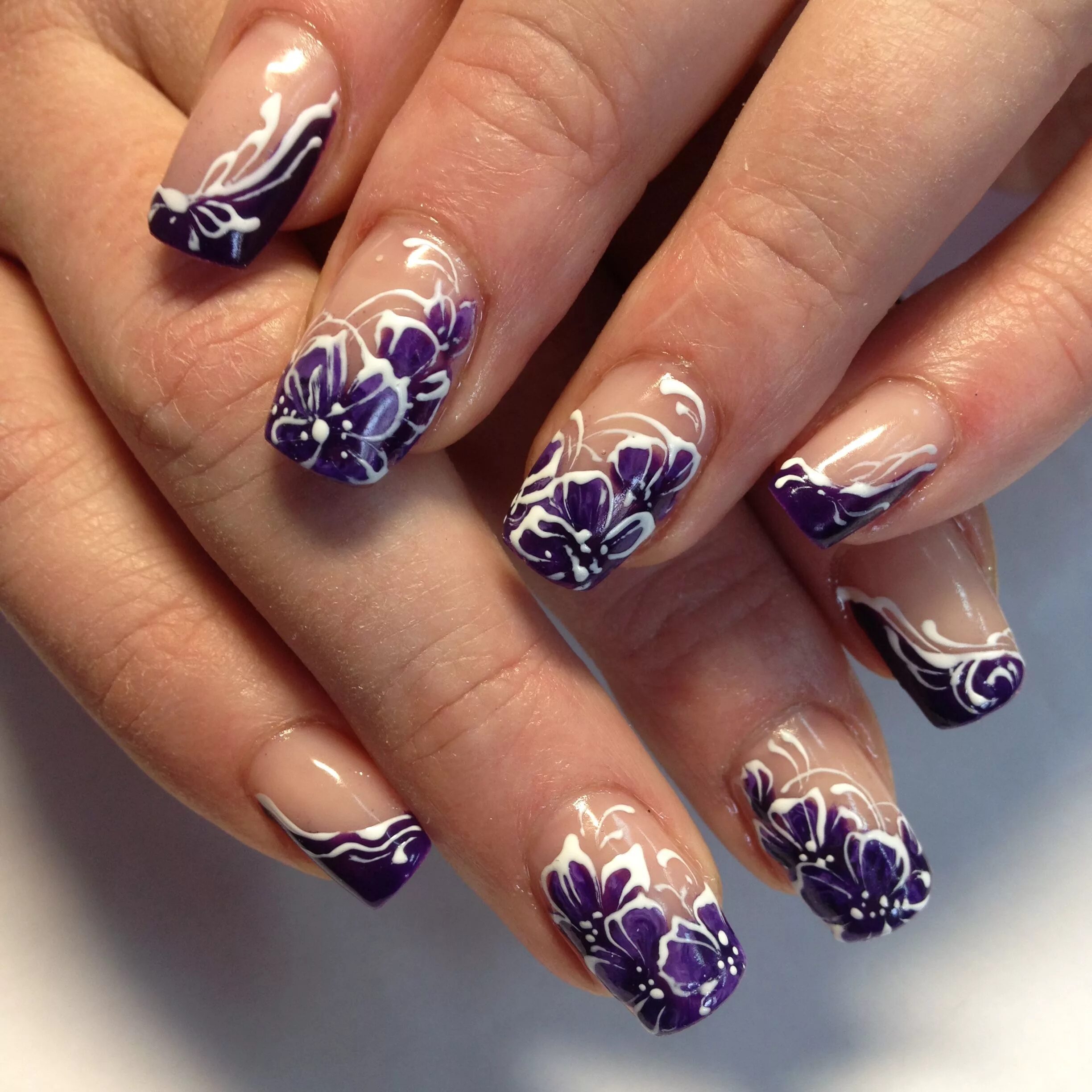 Красивые рисунки на ногтях фото Pin on Мои работы Rose gold nails, Gold nail designs, Rose gold nails design