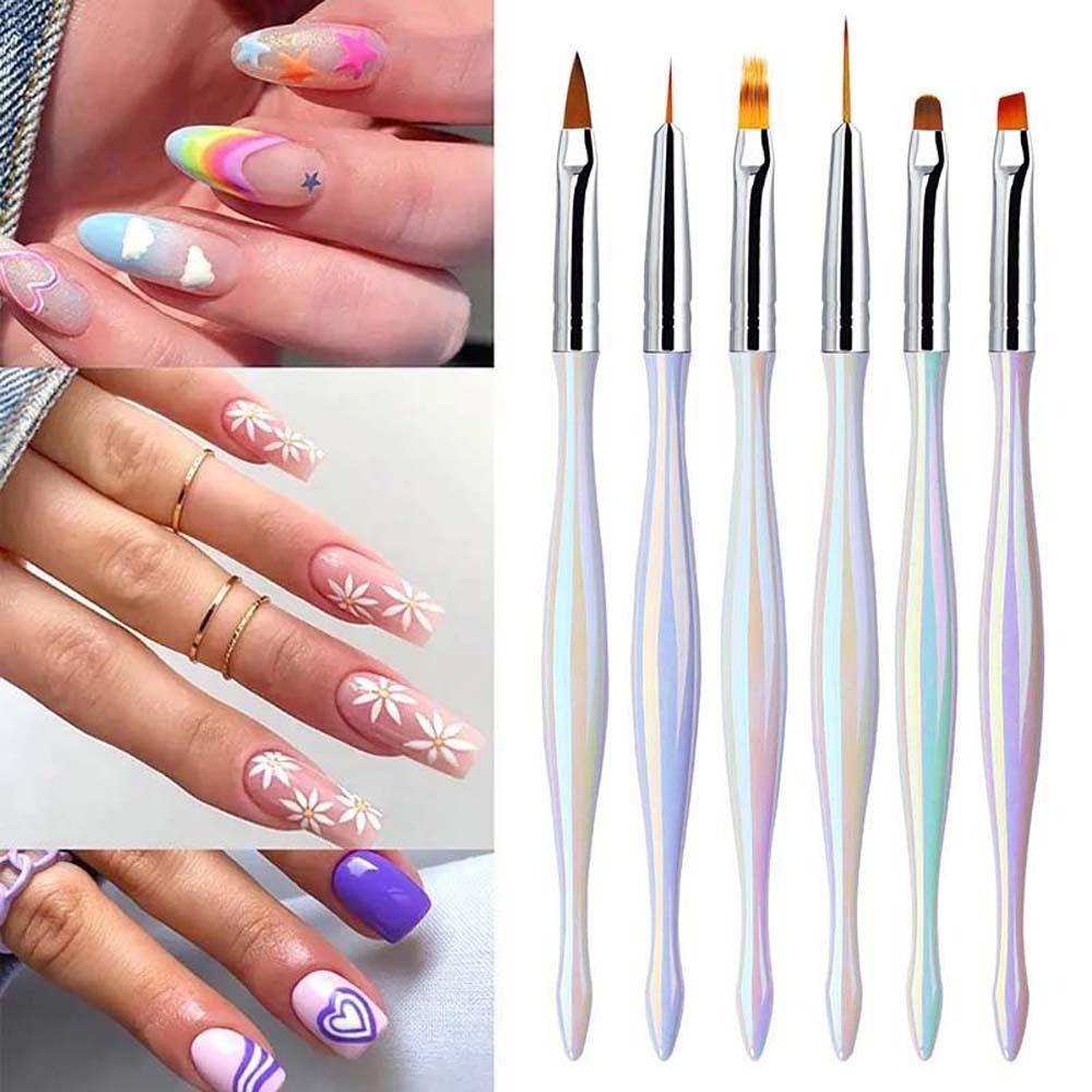 Красивые ручки маникюр Manicure Tool Nail Art Painting Pen Beginner for Manicure Nail Drawing Brush Nai