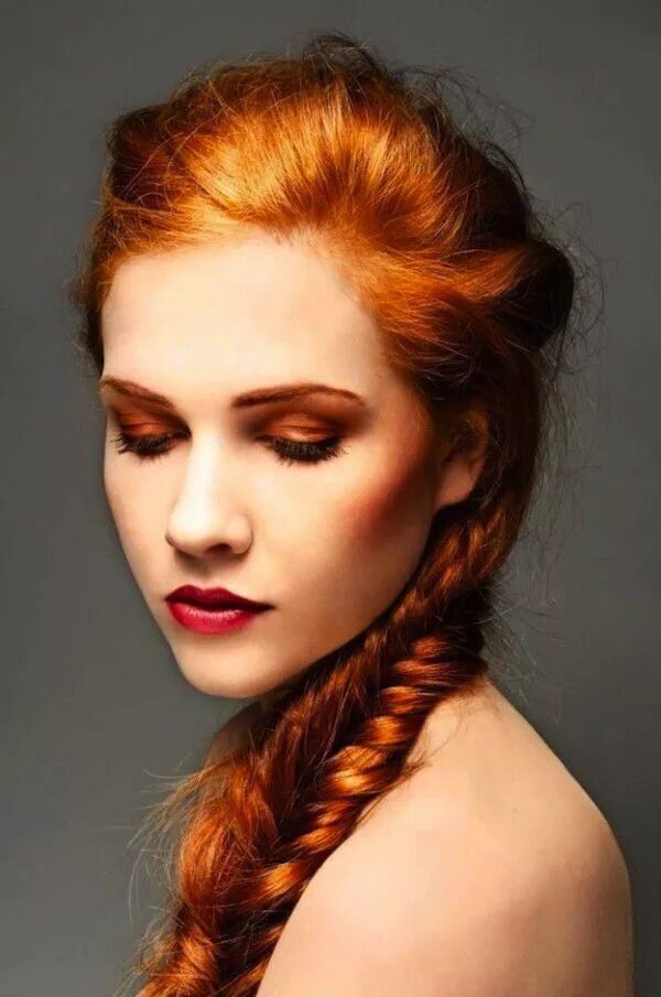 Красивые рыжие волосы прически Pelirojo Redhead makeup, Beautiful red hair, Red hair color