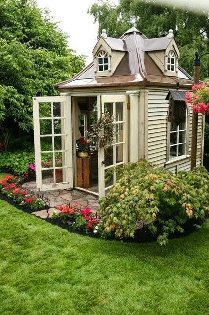 Красивые садовые домики фото Die 28 besten Ideen zu Cottage Garten - englischer Cottage Stil cottage garten, 