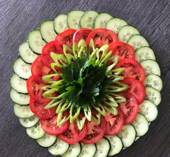 Красивые салаты из овощей оформление Идеи овощной нарезки ( часть 2) Vegetable snacks, Diy food recipes, Appetizer re