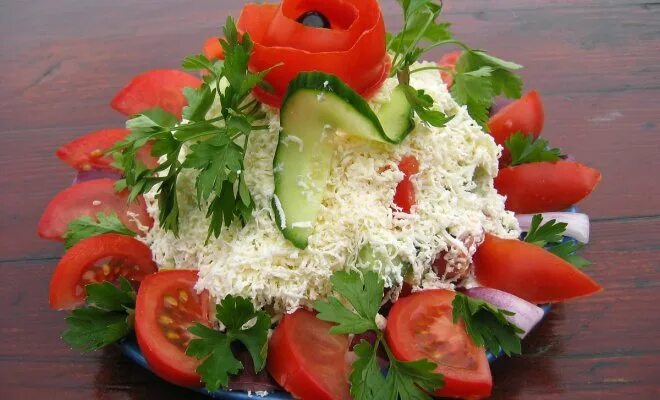 Красивые салаты из овощей оформление Петрушка ПОДБОРКА ДОМАШНИХ ВКУСНЫХ РЕЦЕПТОВ - Страница 16 из 32