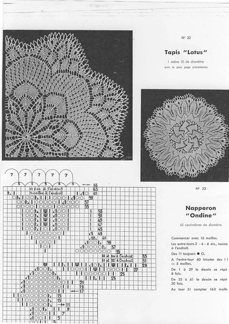 Красивые салфетки спицами со схемами imgbox - fast, simple image host Lace knitting patterns, Lace knitting, Knitting