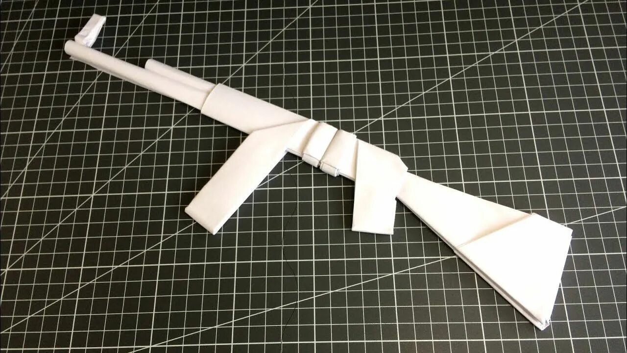Красивые самоделки из бумаги Как сделать АВТОМАТ КАЛАШНИКОВА АК 47 из бумаги Paper crafts diy tutorials, Pape