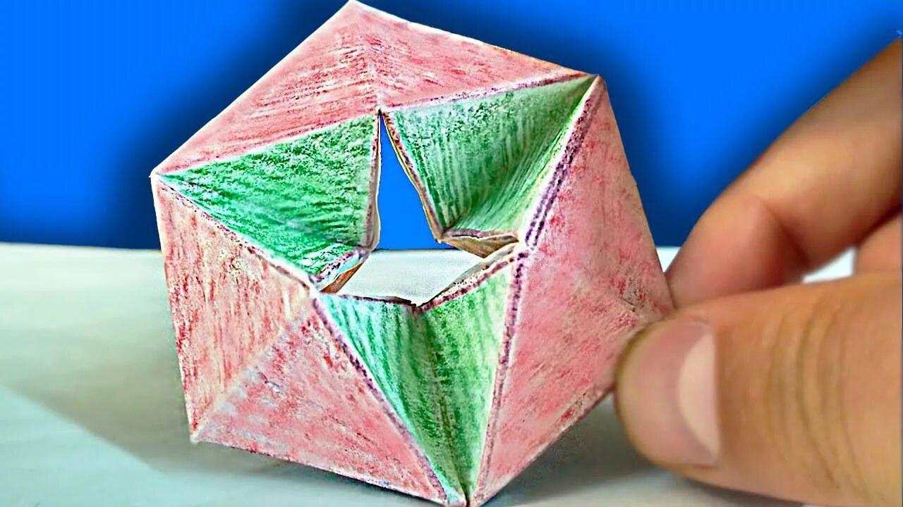 Красивые самоделки из бумаги КАК СДЕЛАТЬ ОРИГАМИ ИГРУШКУ АНТИСТРЕСС / ФЛЕКСАГОН ИЗ БУМАГИ - YouTube
