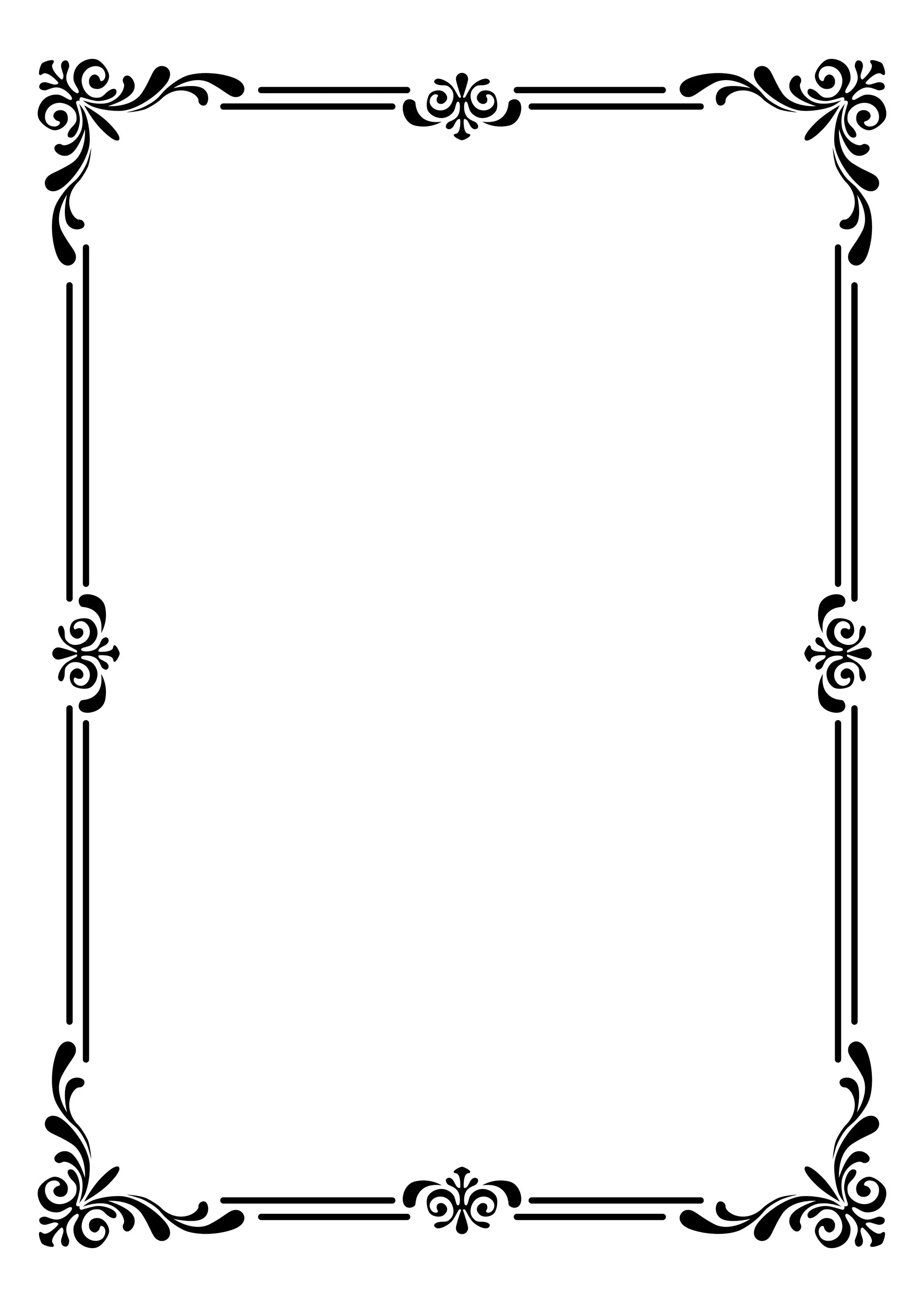 Красивые шаблоны для ворда оформление бесплатно Pin on Рамки Clip art frames borders, Page borders design, Frame border design