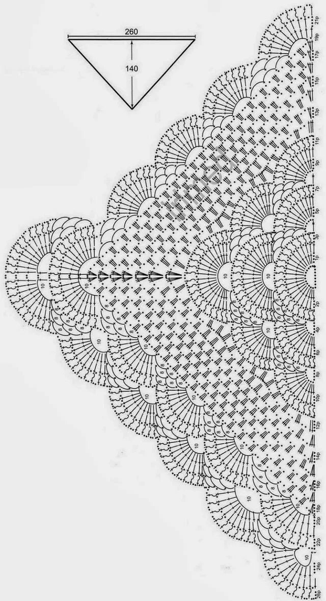 Красивые шали крючком схемы описания Chal a crochet con patrón, (TRICO y CROCHET-madona-mía) Crochet shawls and wraps
