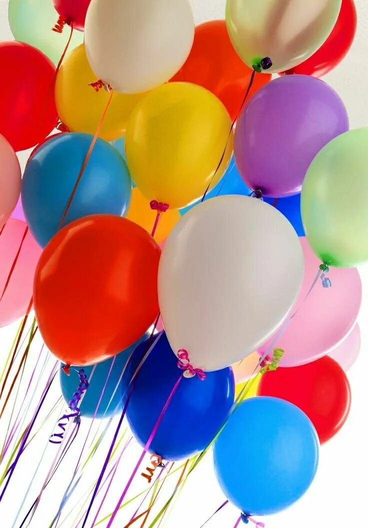 Красивые шары фото с днем рождения Pin on palloncini colorati... Birthday balloons pictures, Balloons, Birthday bal