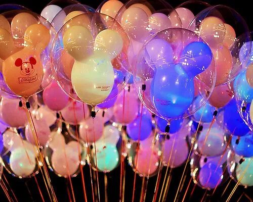 Красивые шары фото с днем рождения Light Up Balloons Disney Mickey Balloons