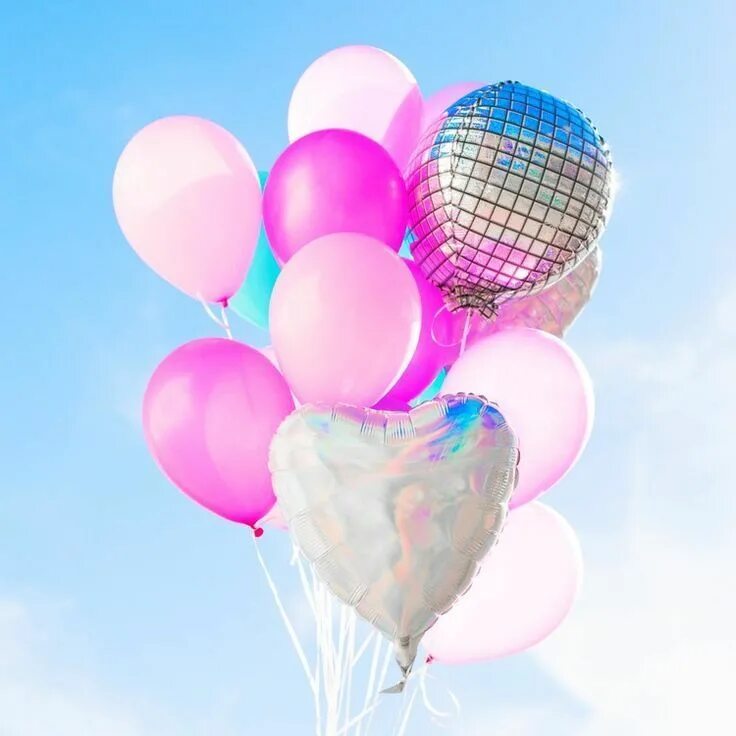 Красивые шары фото с днем рождения balloons Balloons, Heart balloons, Holiday balloons