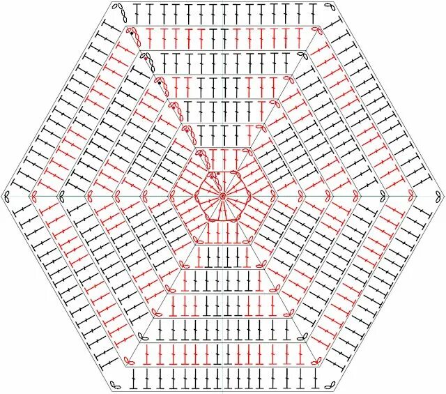 Красивые шестиугольники крючком схема The Unknown Orchard: Sith Empire Crochet Hexagons (now with . Узоры для связанны