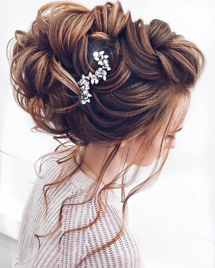 Красивые шикарные прически #weddinghairstyles #weddinghair #wedding #hairstyles #bridalhair #hair #weddingh
