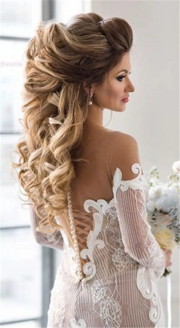 Красивые шикарные прически 50 Attractive Wedding Hairstyles for Long Hair - Mrs to Be Best wedding hairstyl