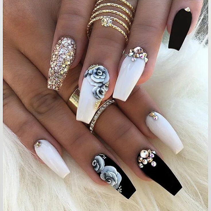 Красивые шикарный дизайн ногтей 4,473 Likes, 52 Comments - Vanessa Gisselle Colon (@vanessa_nailz) on Instagram: