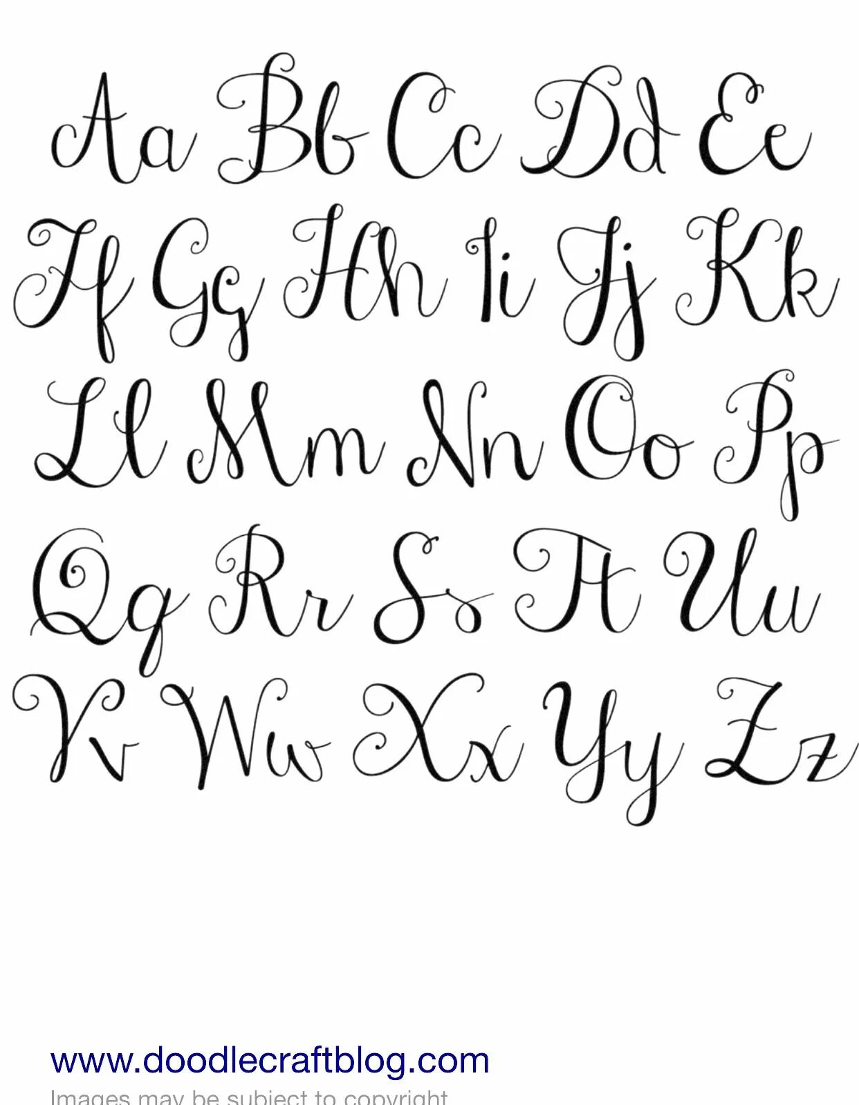 Красивые шрифты для оформления Found on Bing from sperr.us Cursive letters fancy, Pretty fonts alphabet, Letter