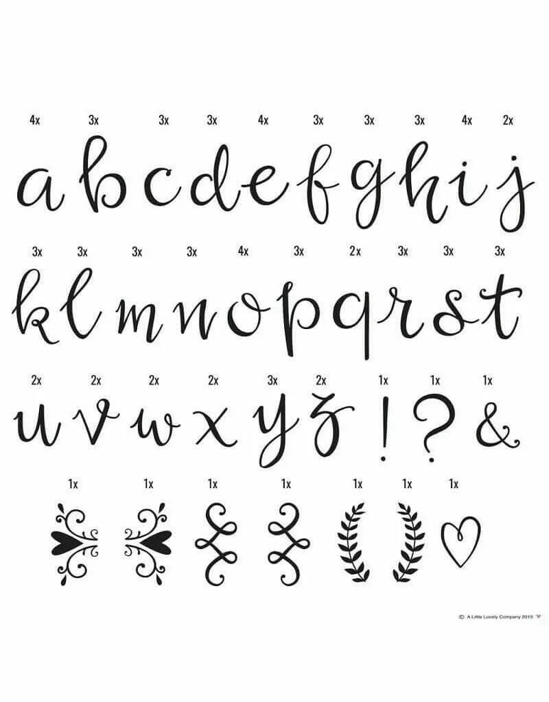 Красивые шрифты на английском для оформления Pin by Helen Reumer-Kemmere on ABC Lettering, Lettering alphabet, Lettering font