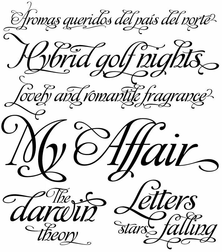 Красивые шрифты онлайн на английском для оформления Fonts, Tattoos and body art and Tattoo fonts on Pinterest Tattoo writing designs