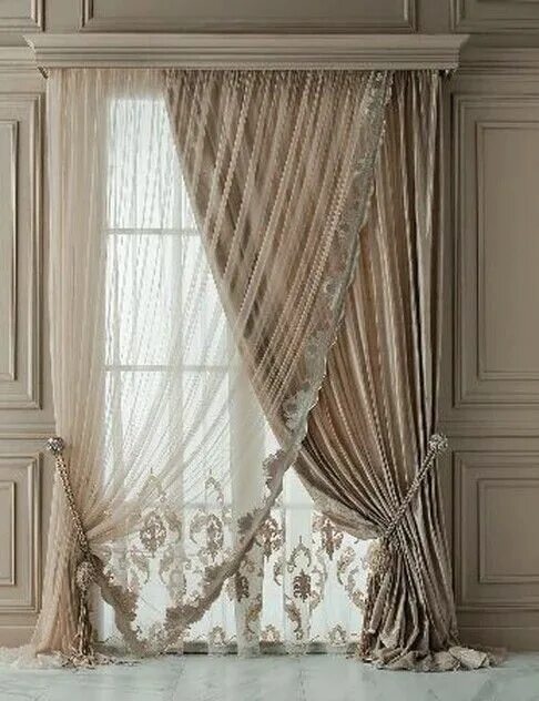 Красивые шторы классика фото Pin by Евгения Командирова on Шторы Luxury curtains, Stylish curtains, Curtain d