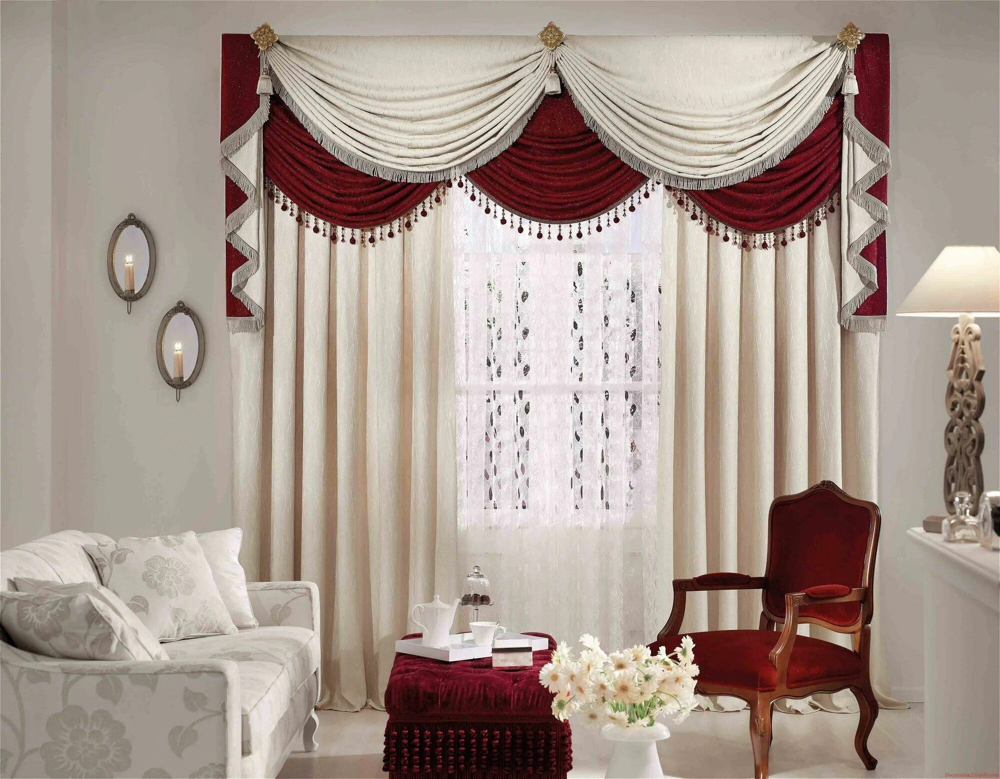 Красивые шторы ламбрекены фото 20 Attractive Living Room Curtains Curtains living room modern, Living room drap