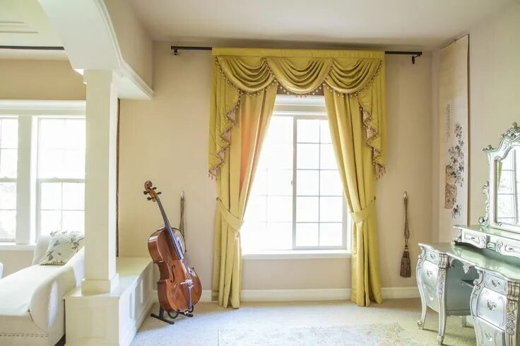 Красивые шторы прическа www.celuce.com - customize curtains online - swag valance - Victorian style Drap