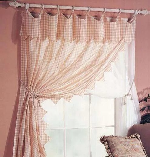 Красивые шторы своими руками фото Штора "с зубчиками" своими руками Decor, Home decor, Home