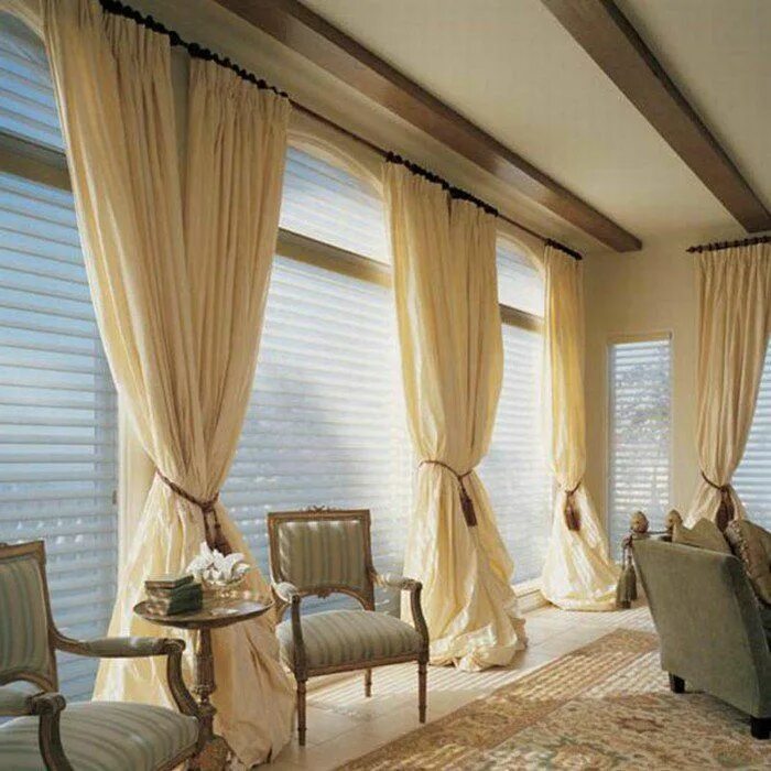 Красивые шторы в интерьере Les doubles rideaux - autant de belles idées! Cool curtains, Simple window treat