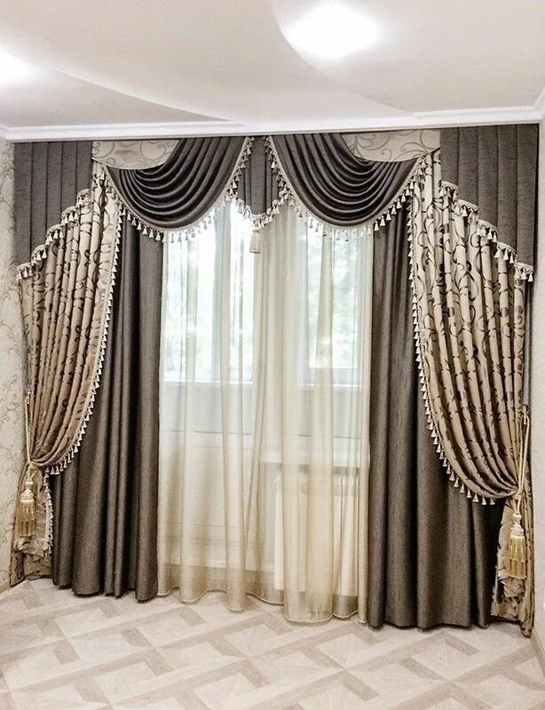 Красивые шторы в зал фото новинки Curtain Design в 2023 г Шторы, Дизайн, Декор